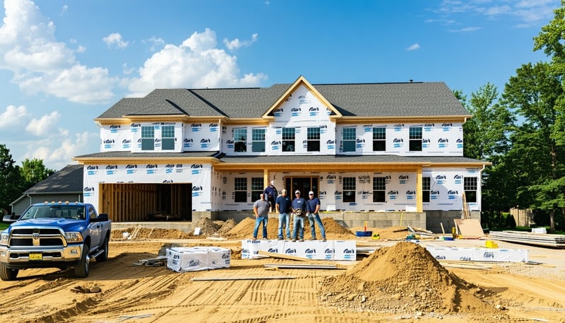 Builders Choice Contracting LLC team working on a home renovation project